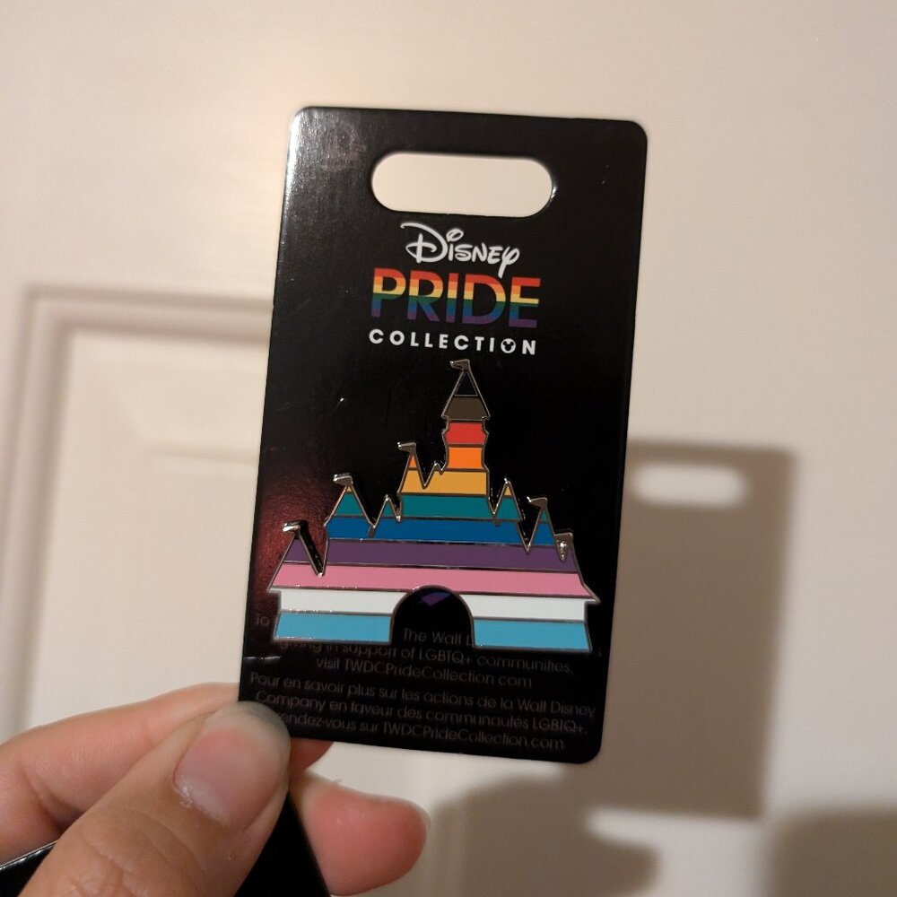 Disneyland Resort Pin - Rainbow Pride Collection - Sleeping Beauty Castle NWT